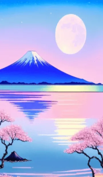 [LINE着せ替え] 浮世絵 山海桜 XPPJの画像1