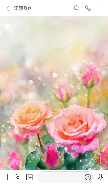 [LINE着せ替え] 薔薇(バラ)の花の着せかえ(R2749)の画像2