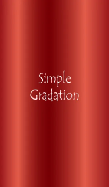 [LINE着せ替え] Simple Gradation -GlossyRed 17-の画像1