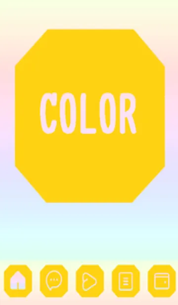 [LINE着せ替え] red color rainbow K10の画像1