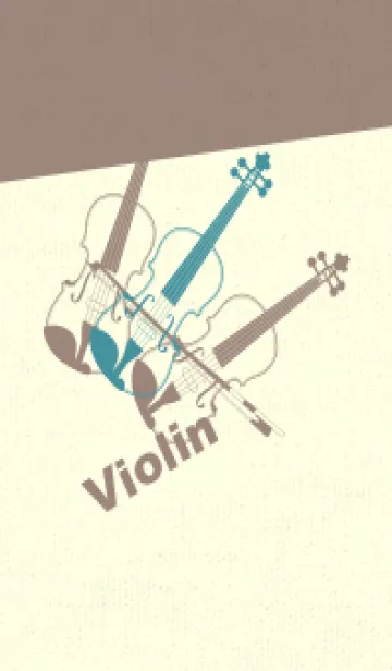 [LINE着せ替え] Violin 3カラー ペールサックスブルーの画像1