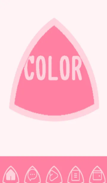 [LINE着せ替え] pink color L53の画像1