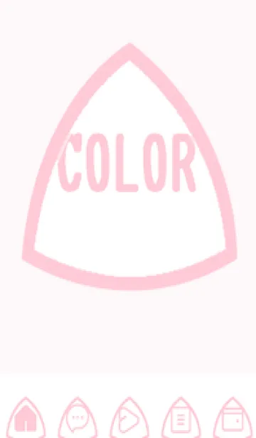 [LINE着せ替え] pink color L54の画像1