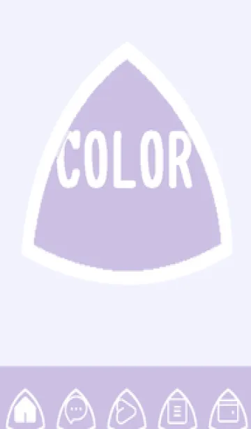 [LINE着せ替え] purple color L54の画像1