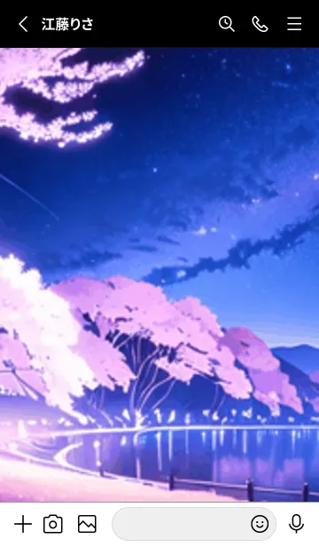 [LINE着せ替え] 冬のサクラ #CSJT010。の画像2