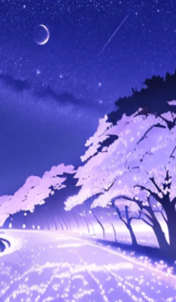 [LINE着せ替え] 冬のサクラ #CSJT09。の画像1