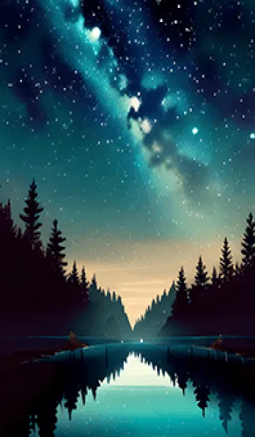 [LINE着せ替え] 穏やかな夜景の着せかえ/837の画像1