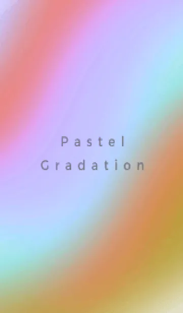 [LINE着せ替え] パステル グラデーション 18の画像1