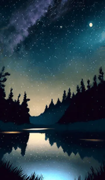 [LINE着せ替え] 穏やかな夜景の着せかえ/841の画像1