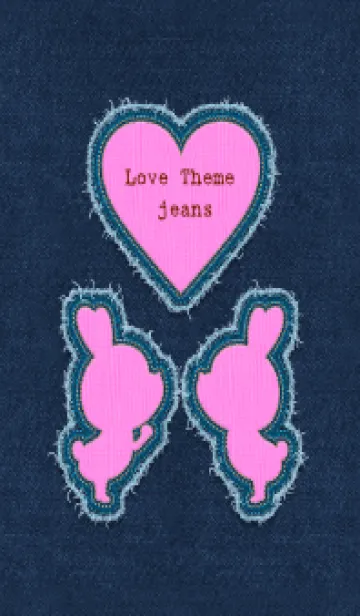 [LINE着せ替え] Love Theme - jeans 15の画像1