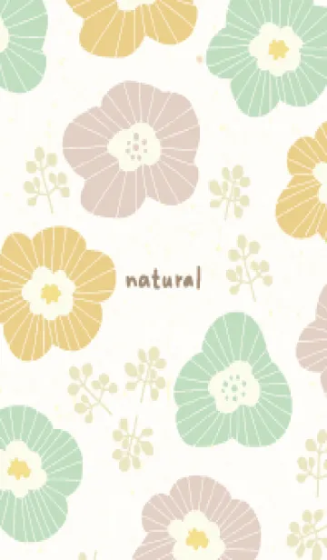 [LINE着せ替え] 北欧風 花 大人18の画像1