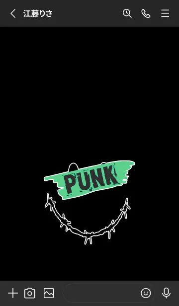 [LINE着せ替え] パンク スマイル 17の画像2