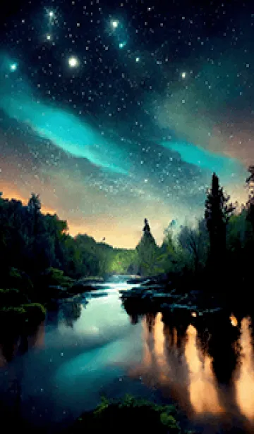 [LINE着せ替え] 穏やかな夜景の着せかえ/848の画像1