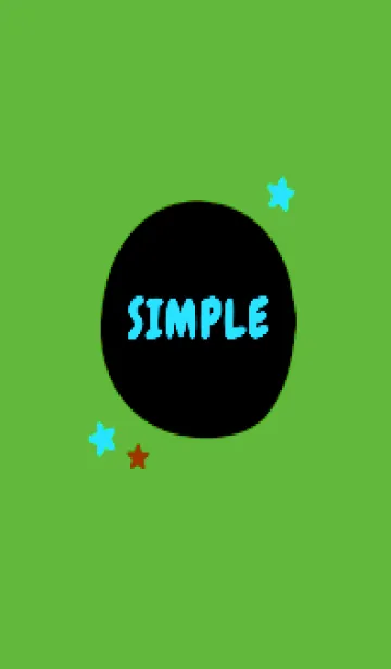 [LINE着せ替え] シンプル カラー スター 196の画像1