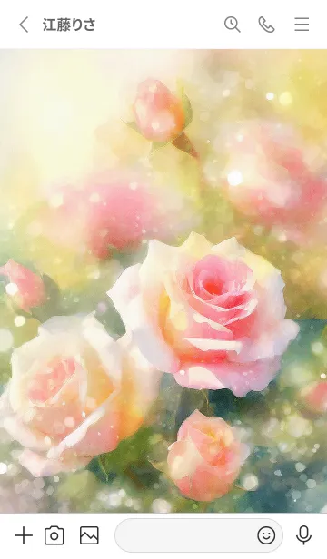 [LINE着せ替え] 薔薇(バラ)の花の着せかえ(R2768)の画像2