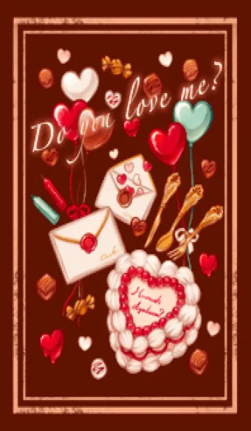 [LINE着せ替え] Melty love Chocolateの画像1