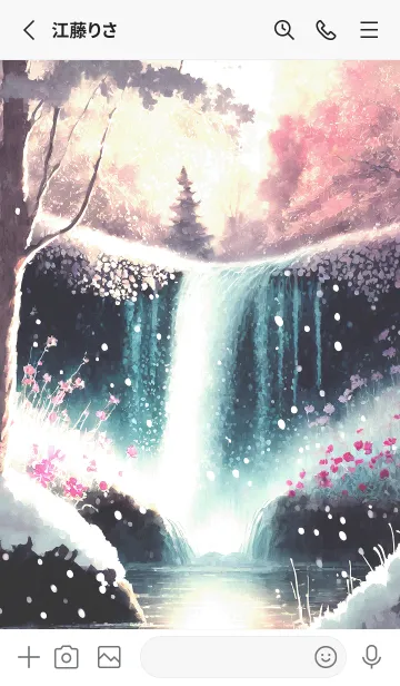 [LINE着せ替え] 優美な冬の風景の着せかえ(Winter-2730)の画像2