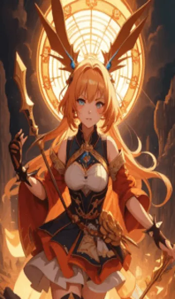 [LINE着せ替え] イメージの創造性美少女 FwG6の画像1