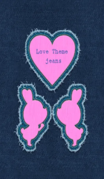 [LINE着せ替え] Love Theme - jeans 16の画像1