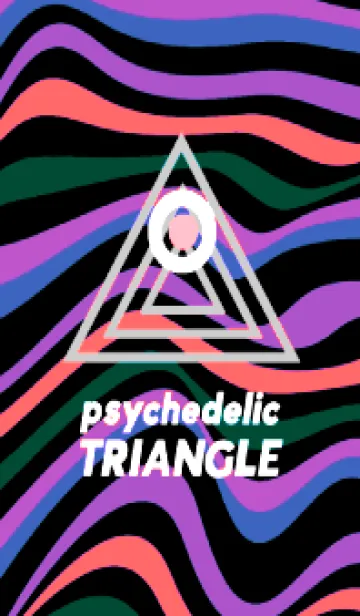 [LINE着せ替え] サイケデリック トライアングル 333の画像1