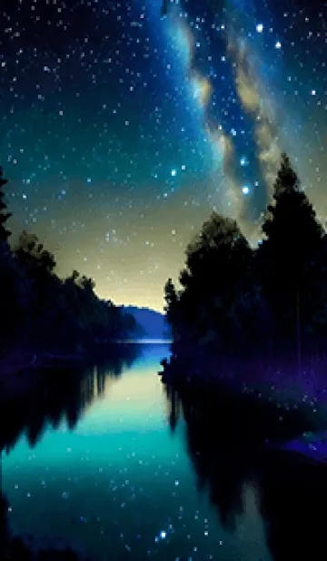 [LINE着せ替え] 穏やかな夜景の着せかえ/857の画像1