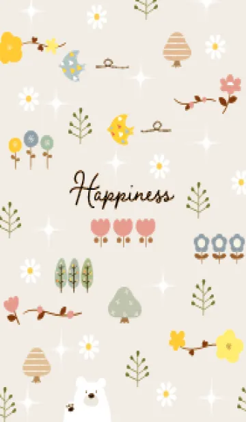 [LINE着せ替え] beige 煌めき04_1の画像1