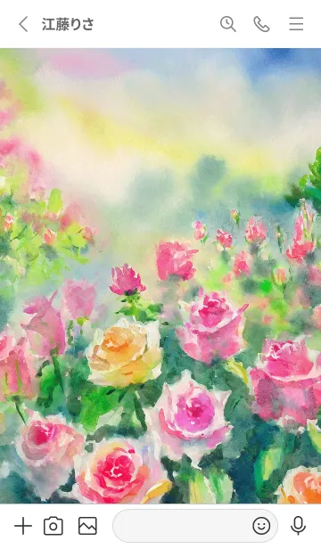 [LINE着せ替え] 薔薇(バラ)の花の着せかえ(R2778)の画像2