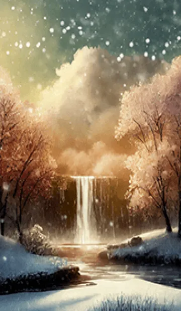 [LINE着せ替え] 優美な冬の風景の着せかえ(Winter-2738)の画像1