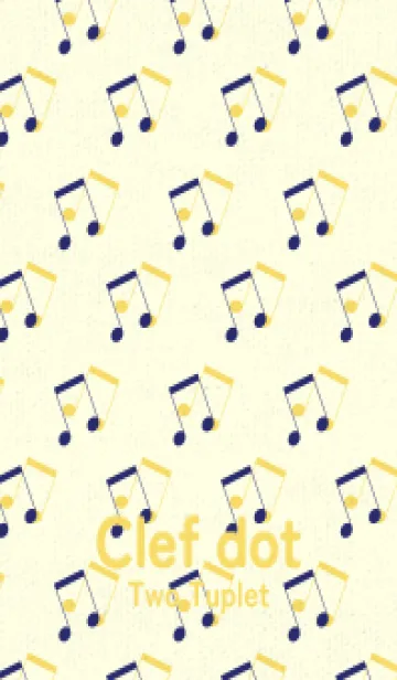 [LINE着せ替え] 2連符柄  マルベリーの画像1