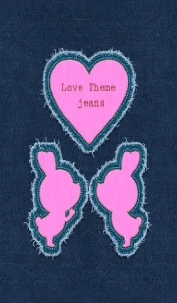 [LINE着せ替え] Love Theme - jeans 17の画像1