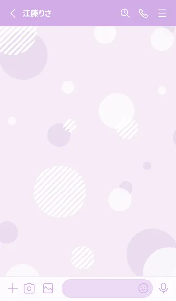 [LINE着せ替え] 丸 おしゃれ23の画像2