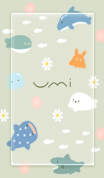 [LINE着せ替え] Matcha 桜舞う海03_1の画像1