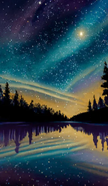 [LINE着せ替え] 穏やかな夜景の着せかえ/864の画像1