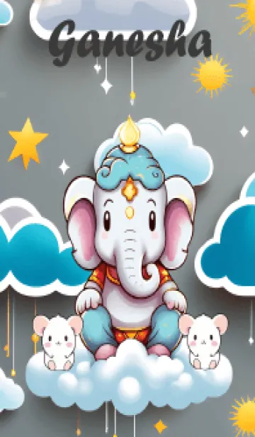 [LINE着せ替え] Ganesha bestows wealth,rich(JP)の画像1