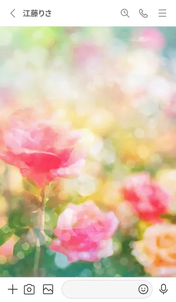 [LINE着せ替え] 薔薇(バラ)の花の着せかえ(R2783)の画像2