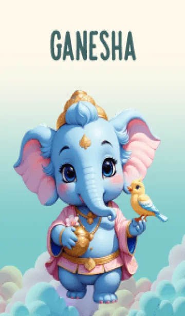 [LINE着せ替え] Blue Ganesha for rich Theme (JP)の画像1
