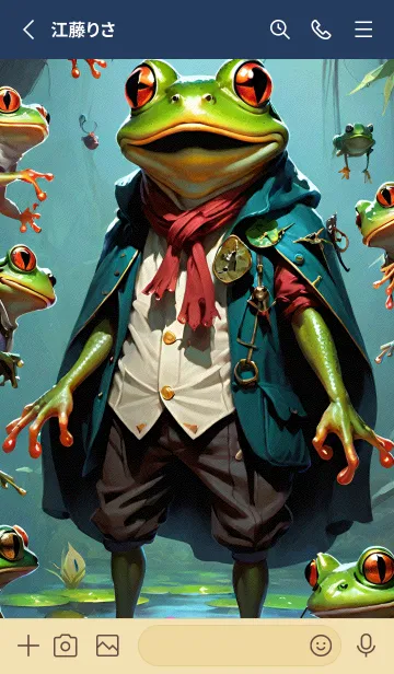 [LINE着せ替え] かわいい日 KFBeTの画像2