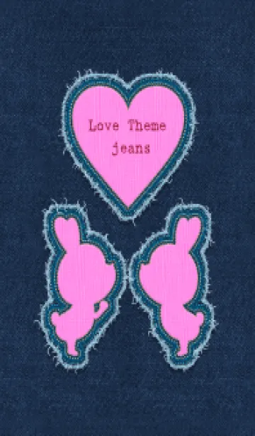 [LINE着せ替え] Love Theme - jeans 18の画像1