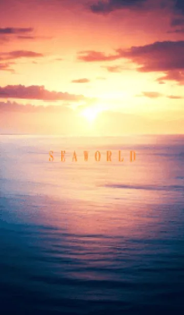 [LINE着せ替え] SEA WORLD-Sunset-41の画像1