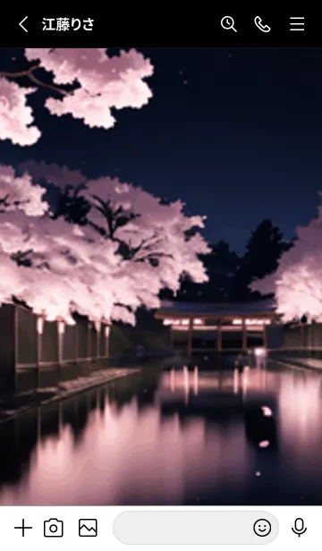 [LINE着せ替え] 桜花爛漫 #CTHK012。の画像2