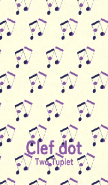 [LINE着せ替え] 2連符柄  パープルネイビーの画像1