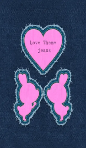[LINE着せ替え] Love Theme - jeans 19の画像1