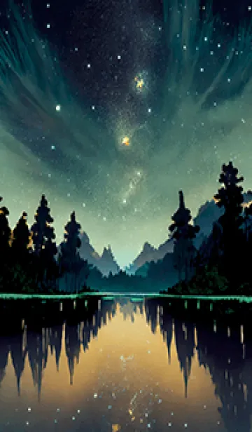 [LINE着せ替え] 穏やかな夜景の着せかえ/884の画像1