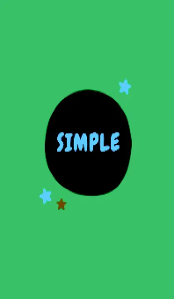 [LINE着せ替え] シンプル カラー スター 197の画像1