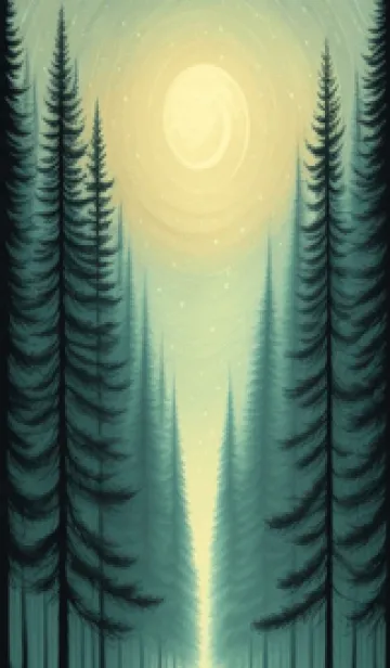 [LINE着せ替え] 神秘な森 zXFlの画像1