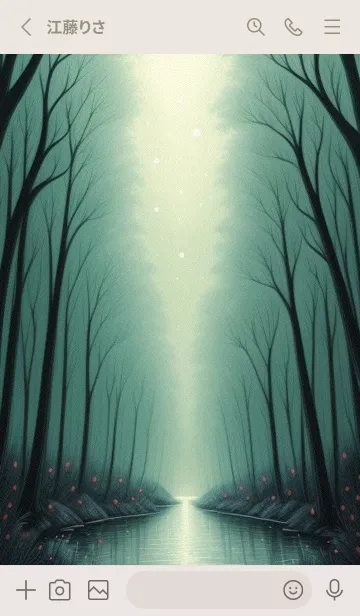 [LINE着せ替え] 神秘な森 ZsX9の画像2