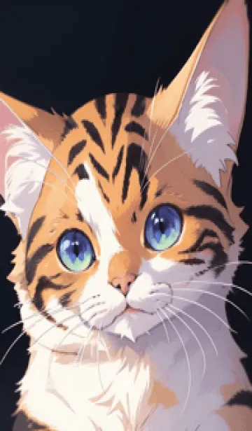 [LINE着せ替え] 夢幻の猫 5do0の画像1