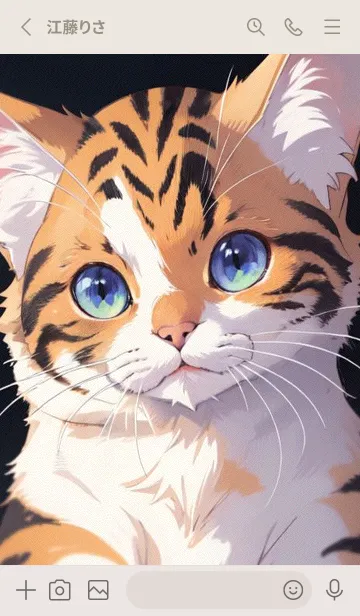 [LINE着せ替え] 夢幻の猫 5do0の画像2