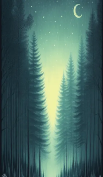 [LINE着せ替え] 神秘な森 C6HKの画像1