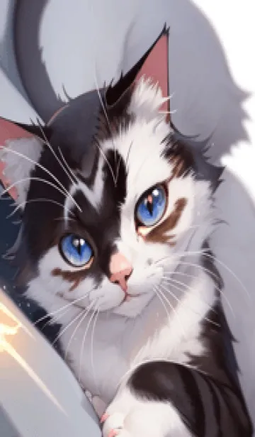 [LINE着せ替え] 夢幻の猫 PGfzの画像1